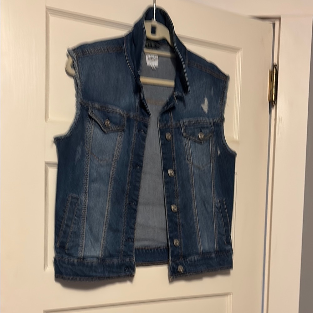 Women’s Denim Vest - Blue